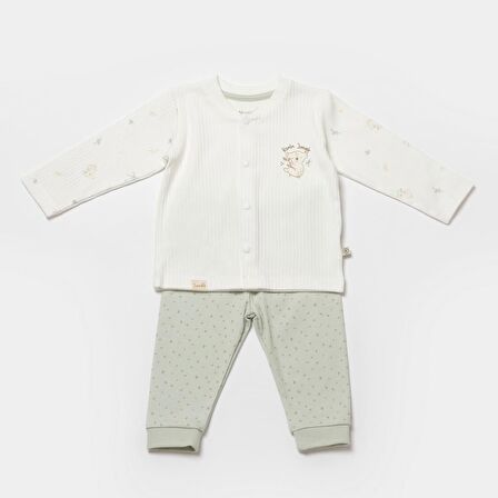 Biorganic Koala Jungle Bebek Pijama Takımı 59777