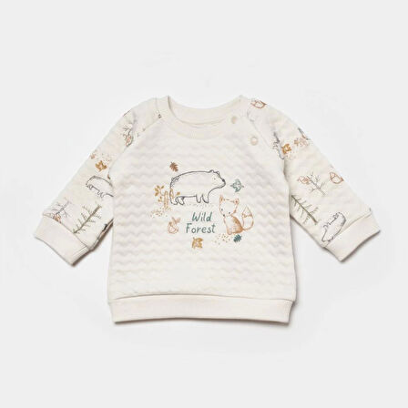 Bibaby Wild Forest 2'li Bebek Takım 59811 Hardal Bej