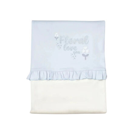 Biorganic Love Floral Bebek Battaniye 85x90 CM 64733