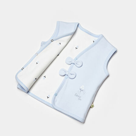 Biorganic Love Floral Bebek Yelek 61519