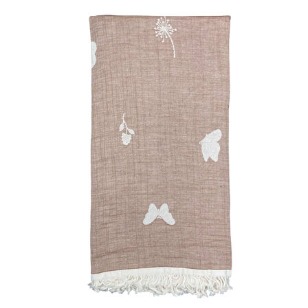 Biorganic Butterfly Feeling Müslin Battaniye 90x90 Cm 64739