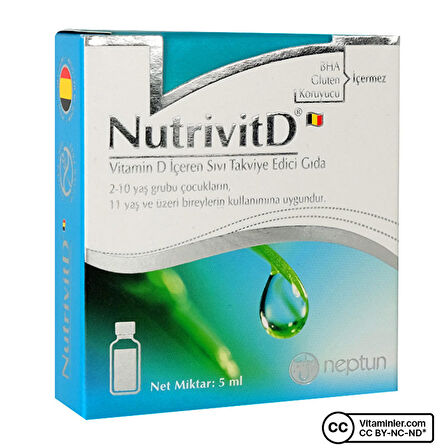 Neptun NutrivitD Vitamin D 5 mL - AROMASIZ