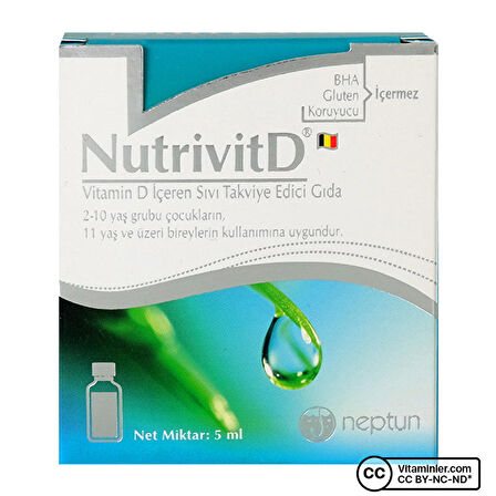 Neptun NutrivitD Vitamin D 5 mL - AROMASIZ