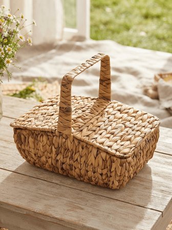 Hasir Pi̇Kni̇K Sepeti̇ 43 X 26 X 16 Cm