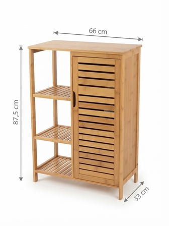 panali bambu çekmeceli̇ dolap 88 x 66 x 33 cm