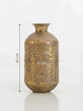 PANALI PNL-MG118 L METAL DEKORATİF VAZO 43 x 22 cm