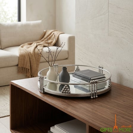 PANALI PNL-MG133 L METAL DEKORATİF TEPSİ