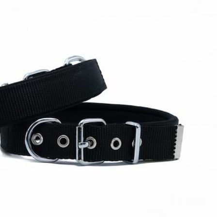 Konfor Dokuma Köpek Boyun Tasması Siyah 4x57 65 Cm