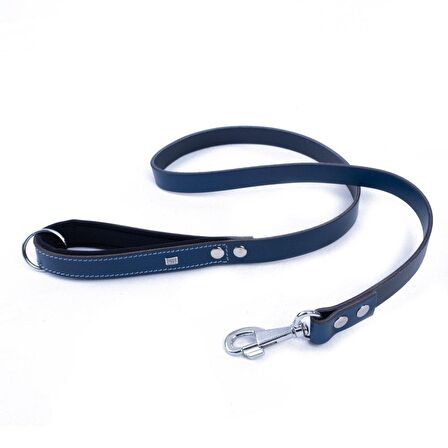 Doggie Konfor Klasik Deri Gezdirme Royalblue 2,5x120 Cm 