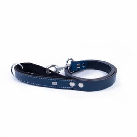 Konfor Klasik Deri Köpek Gezdirme Tasması Royalblue 3x100 Cm