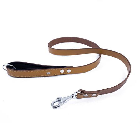 Doggie Konfor Klasik Deri Gezdirme Camel 3x100 Cm 