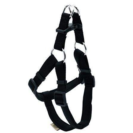 Doggie Dokuma Köpek Göğüs Tasması Medium Siyah 45*55 cm