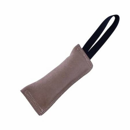 Deri Eğitim Köpek Isırma Yastığı Bej 6x20 Cm