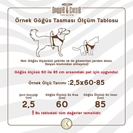 Doggie Havalı Ped Dokuma Göğüs Tasması Siyah 1,5x35-45 Cm 