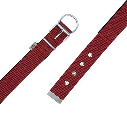 Doggie Comfort Yumuşak Dokuma Köpek Boyun Tasması S 4x47-55cm Kırmızı