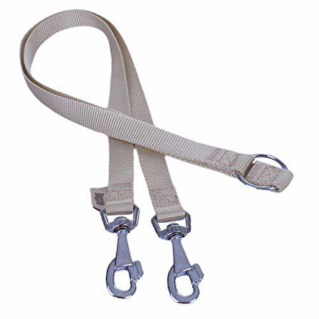 Doggie Köpek Dokuma Çift Köpek Gezdirme Aparatı Haki 2x70-70 Cm