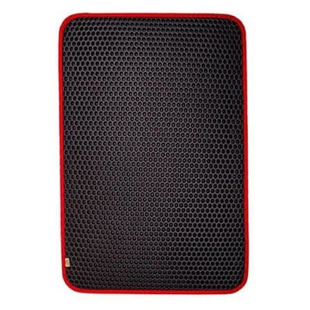 Kum Toplayıcı Fonsiyonel Kedi Tuvaleti Önü Paspası 50x75 Cm Kırmızı