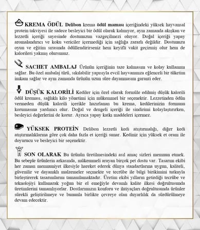 Delibon Creamy Kedi Ödül Maması Somonlu 15 G