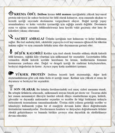 Delibon Creamy Ödül Maması Dana Ciğerli 15gr 1 TANE