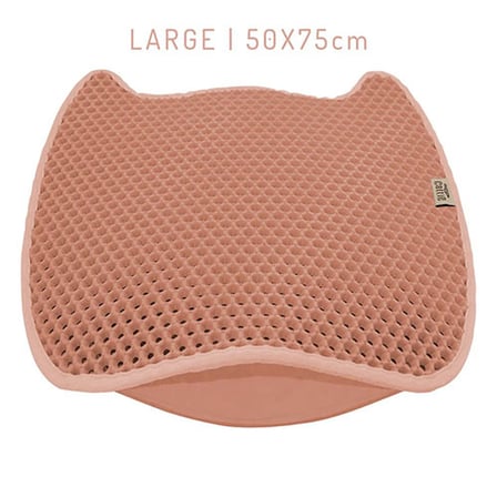 Cattie Pembe Kum Toplayıcı Fonksiyonel Kedi Tuvalet Paspası 50 x 75 cm 
