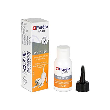 Purele Ear Stain Kedi Köpek Kulak Temizleme Damlası 50 ml