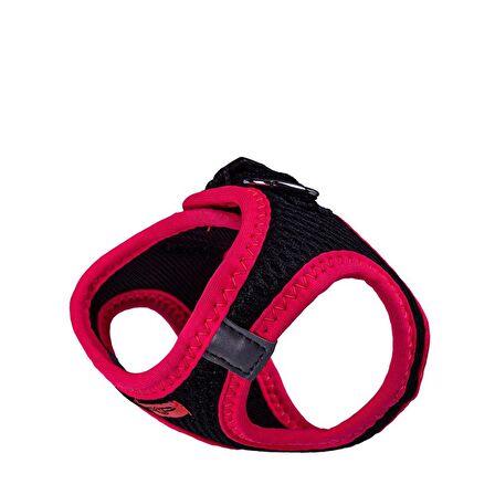 Doggie Havalı Dokuma Neon Serisi Küçük Irk Göğüs Tasması Pembe 3XS-22-26Cm