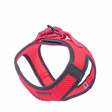 Doggie Havalı Dokuma Reflektör Serisi Küçük Irk Göğüs Tasması Pembe XS-30-34Cm