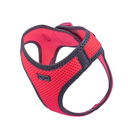 Doggie Havalı Dokuma Reflektör Serisi Küçük Irk Göğüs Tasması Pembe S-32-38Cm