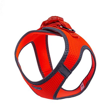 Doggie Havalı Dokuma Reflektör Serisi Küçük Irk Göğüs Tasması Turuncu M-38-44Cm