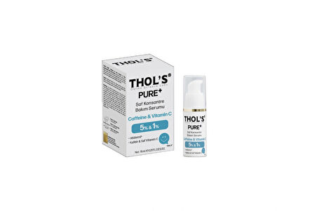 THOL'S PURE+ Caffeine 5% + Vitamin C %1- 15 ml (TB62) Bakım Serumu