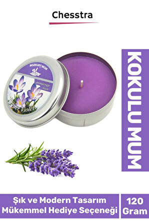 Premium Aromaterapi Arınma Huzur Meditasyon Yoga Esans Dekoratif Mum Oda Kokusu 120g Teneke Kutu