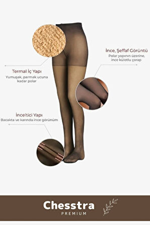 Yeni Sezon Toparlayıcı Korse Etkili Rahat Şık Sıcak Tutan İçi Peluş Termal Ten Görünümlü Tayt Çorap