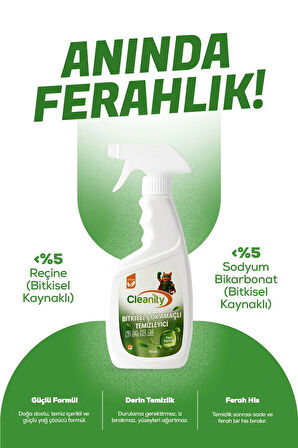 Bitkisel Çok Amaçlı Temizleyici 750 ml | Leke Çıkarıcı, Yağ Sökücü, Yüzey Temizleyici