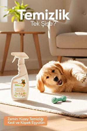 Bitkisel Temizleyici - Pet Cleaner 750ml | Evcil Hayvan Alanlarında Doğal Temizlik