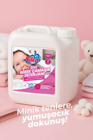 Nilem Sıvı Bebek Çamaşır Deterjanı 5 L