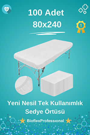 tek kullanımlık sedye örtüsü disposable stretcher cover turkey 100 ADET