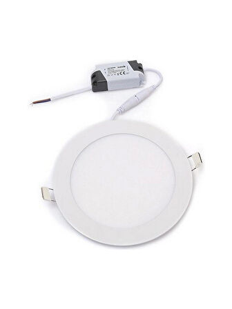 inoled 2712-02 12 Watt Sıva Altı Yuvarlak LED Panel - Gün Işığı (3000K)