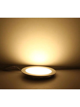 İnoled Inoled 18W Yuvarlak Sıva Altı LED Panel 3000K Günışığı