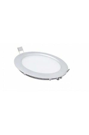 İnoled 6w Ilık Beyaz Slim Led Panel Yuvarlak Alüminyum 2706-03 Spot Lamba