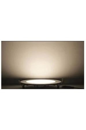 İnoled 6w Ilık Beyaz Slim Led Panel Yuvarlak Alüminyum 2706-03 Spot Lamba
