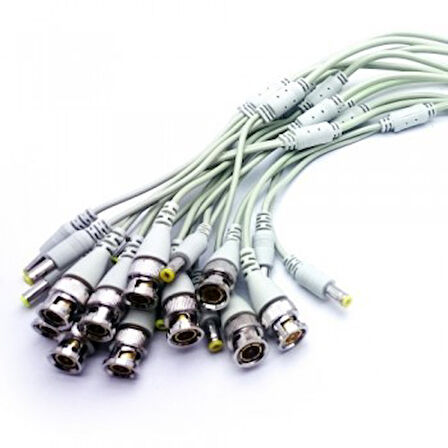 Ezcool Bnc+Powerjack Tek Kablo 10Lu Paket