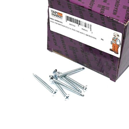 Meridyen Y.H.B.Matkap Uçlu Vida 4.2X45 (500 Adetet)