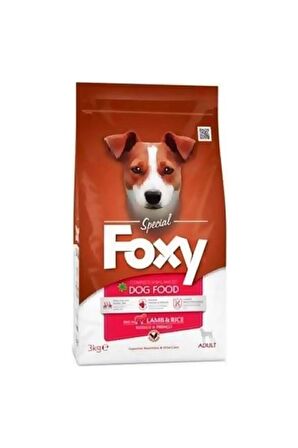 KMTN FOXY KURU KÖPEK MAMASI KUZU ETLI PİRİNÇLİ 3 KG