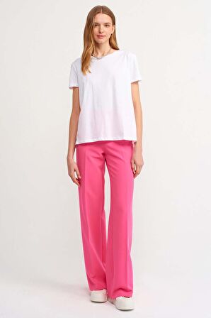Bisiklet Yaka Basic Tshirt 
