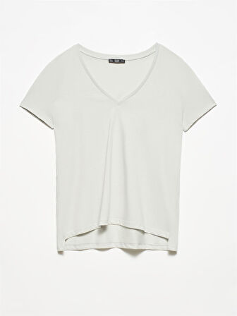 V Yaka Basic T-shirt