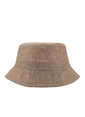 Nordbron Kahve Kadın Nakışlı Şapka Nolasco Bucket Hat II