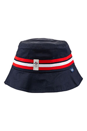 Kitti Çocuk Erkek Fötr Şapka Çizgili Lacivert