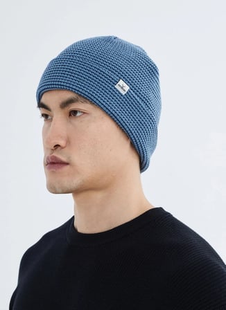Nordbron Skye Beanie Mavi Erkek Çizgili Bere