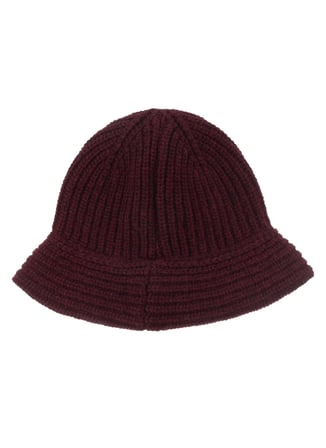 Nordbron Koyu Bordo Kadın Şapka Jucki Knit Bucket Hat