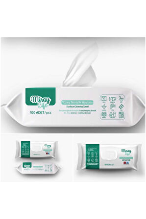 YÜZEY TEMİZLEME HAVLUSU 100 LÜ X12 ADET